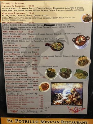 Menu photo 2 El Potrillo Mexican Restaurant Trenton, NJ Menu photo 2 El Potrillo Mexican Restaurant Trenton, NJ