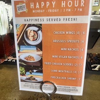 Busboys and Poets - Happy hour menu - Venues & Event Spaces Near Me - Washington, DC, District of Columbia