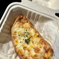 CAFE FLAT - Corn Cheese Croffle
