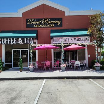 David Ramirez Chocolates - Cute outside seating - Candy Stores Near Me - Orlando, Florida David Ramirez Chocolates - Cute outside seating - Candy Stores Near Me - Orlando, Florida
