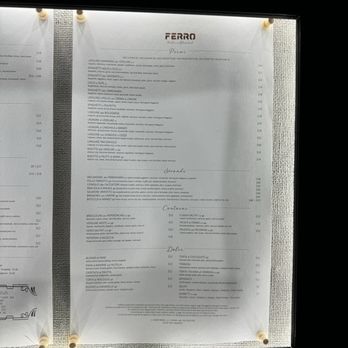 FERRO - Pizza Near Me - Idyllwild, California