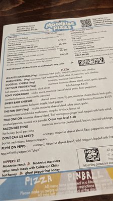 Menu photo 5 Moonrise Pizza Amador City, CA