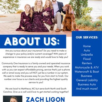 Community One Insurance - Auto Insurance Near Me - Matthews, North Carolina