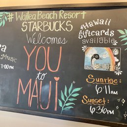 a blackboard with a menu written on it