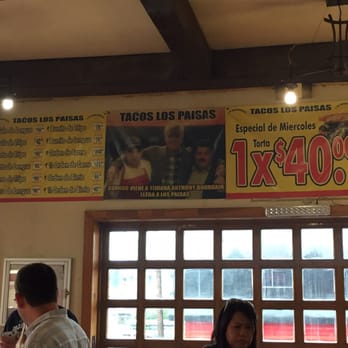 Las Ahumaderas - Los Paisas menu (May 2016) - Tacos Near Me - Tijuana, BCN Las Ahumaderas - Los Paisas menu (May 2016) - Tacos Near Me - Tijuana, BCN