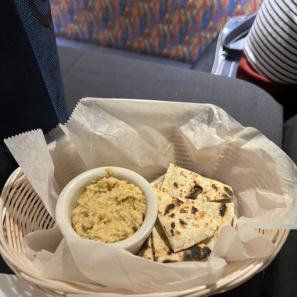 Bistro 55 - Complimentary starter - not hummus but similar - Desserts Near Me - Flemington, New Jersey Bistro 55 - Complimentary starter - not hummus but similar - Desserts Near Me - Flemington, New Jersey