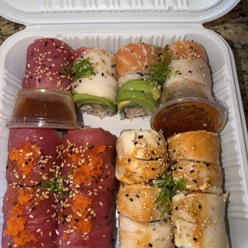 Joy Sushi - Waikiki Roll(8pc), Hawaii Roll(8pc), Rainbow Roll(8pc) - Chinese Near Me - Vancouver, Washington