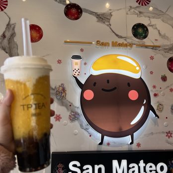 TP TEA - Mango cheese cream form - Bubble Tea Near Me - San Mateo, California TP TEA - Mango cheese cream form - Bubble Tea Near Me - San Mateo, California