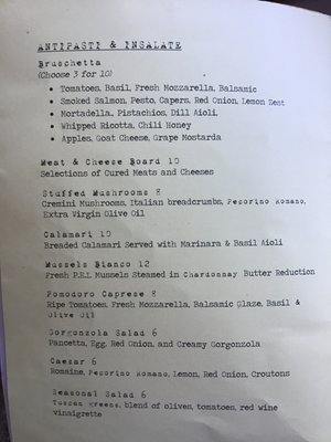 Menu photo 8 Fiori Flower Mound, TX Menu photo 8 Fiori Flower Mound, TX