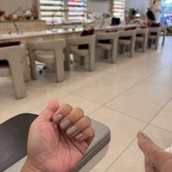 Iconic Nail Bar - Mani and pedi with regular polish - Nail Salons Near Me - Dallas, Texas