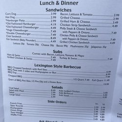 Randy's Restaurant - Menu