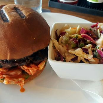 Bluebeard - Kimchi burger for lunch -- I am here for this. - New American Near Me - Indianapolis, Indiana