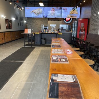 Bonchon - Interior- stay 6 FT apart - Chicken Wings Near Me - Hackensack, New Jersey