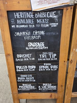 Menu photo 6 Heritage Barbecue San Juan Capistrano, CA