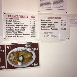 Taqueria Los Olivos - Menu