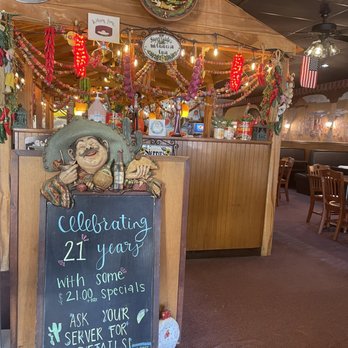 Sierra's Mexicanisimo - a sign for the restaurant - Mexican Near Me - Arab, Alabama