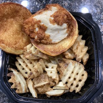 PDQ - Clermont - Supposed to be a LARGE fry and classic sandwich. - Chicken Shop Near Me - Clermont, Florida PDQ - Clermont - Supposed to be a LARGE fry and classic sandwich. - Chicken Shop Near Me - Clermont, Florida