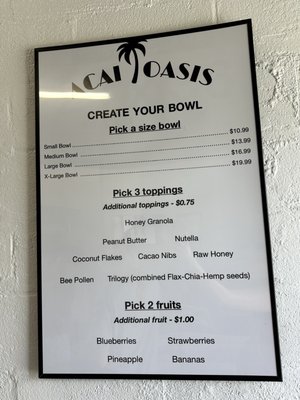 Menu photo 1 Drinx Carolina Beach, NC