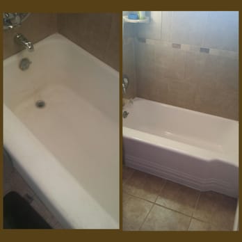 SIG Property Management - Before and after tub reglazing - Property Management Near Me - Glendale, California SIG Property Management - Before and after tub reglazing - Property Management Near Me - Glendale, California