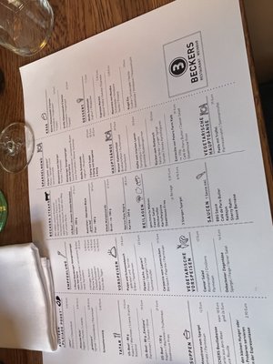 Menu photo 3 Beckers Hanover, NI