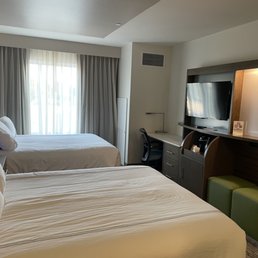 Clean and bright room with comfortable beds
