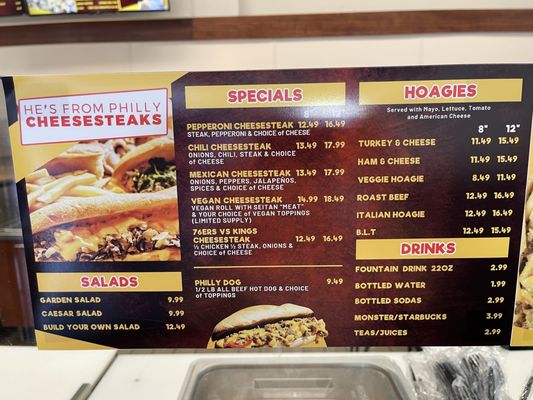 Menu photo 5 He's From Philly Cheesesteaks Woodland, CA Menu photo 5 He's From Philly Cheesesteaks Woodland, CA