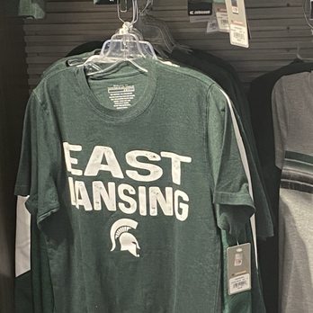 Michigan Treasures - a green t - shirt with the words east lansinging on it - Convenience Stores Near Me - Romulus, Michigan