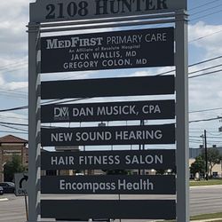 Hair Fitness Salon - Hair Fitness salon sign