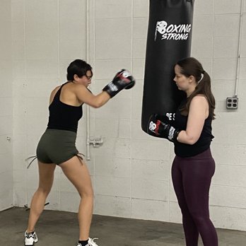 Boxing Strong - Training inside - Boxing Near Me - Monterey, California