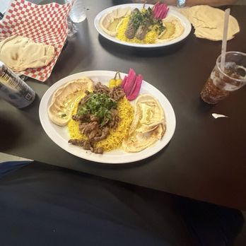 Layla - Shawarma and Lulu kebab plate double hummus, nice heated pita breads - Mediterranean Near Me - Rancho Cucamonga, California Layla - Shawarma and Lulu kebab plate double hummus, nice heated pita breads - Mediterranean Near Me - Rancho Cucamonga, California
