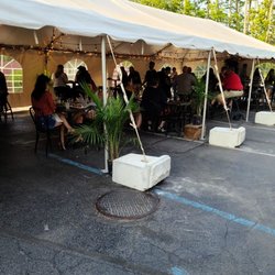 TJ's Flightline Pub - Tents full. Almost back to normal.