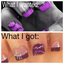 Angel Nails - Prom night and I was so excited that changed as soon as I walked in and got worse as time passed.