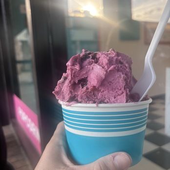 Candy Coated Creamery - Black cherry ice cream! Delish and vegan!!! - Ice Cream & Frozen Yogurt Near Me - Ypsilanti, Michigan Candy Coated Creamery - Black cherry ice cream! Delish and vegan!!! - Ice Cream & Frozen Yogurt Near Me - Ypsilanti, Michigan
