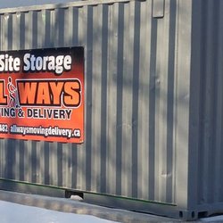Allways Moving Delivery & Storage - On-site 20' Container service.