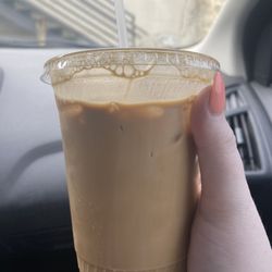 Abbey's Coffee - Iced triple shot coconut latte