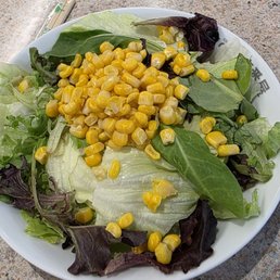 Corn salad - dressing not pictured Corn salad - dressing not pictured