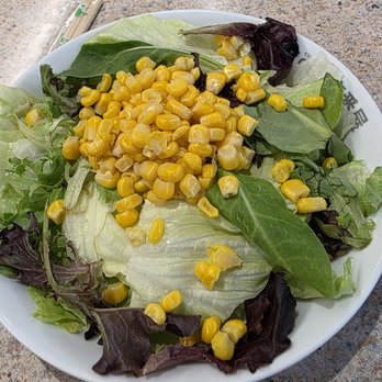 Curry House CoCo Ichibanya - Corn salad - dressing not pictured - Japanese Curry Near Me - Kapolei, Hawaii Curry House CoCo Ichibanya - Corn salad - dressing not pictured - Japanese Curry Near Me - Kapolei, Hawaii