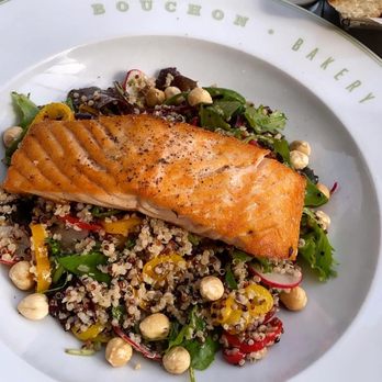 Bouchon - Salmon salad - French Near Me - Yountville, California