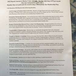 Eagle Bend Golf Club - Introduction to apply for membership...no public allowed...has me speechless.