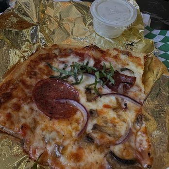 Pizzasaurus Rex - Dino slice - Pizza Near Me - Sacramento, California