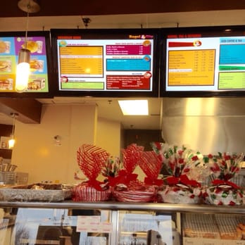 Newyork Cafe & Grill - Menu and counter. - Bagels Near Me - Edison, New Jersey