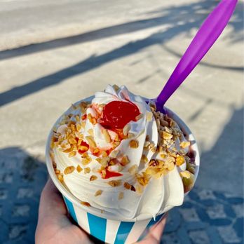Surfside Shakes - This is it y'all. Changed my life  Banana Split Specialt Sundae - Ice Cream & Frozen Yogurt Near Me - Flagler Beach, Florida