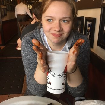 One & Only BBQ - Daughter' hands covered with sauce from ribs. - Barbeque Near Me - Memphis, Tennessee One & Only BBQ - Daughter' hands covered with sauce from ribs. - Barbeque Near Me - Memphis, Tennessee