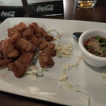 Thai Grill - crispy pork belly appetizer - Thai Near Me - Bellevue, Washington