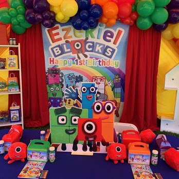 MCM Events & Decor - Baby boy's 1st bday customized Number Blocks Theme. - Party & Event Planning Near Me