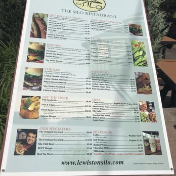 The Silo Restaurant - Menu - Hot Dogs Near Me - Lewiston, New York The Silo Restaurant - Menu - Hot Dogs Near Me - Lewiston, New York