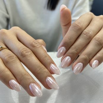 Lhamo Nail Spa - Gel x with chrome - Nail Salons Near Me - New York, New York Lhamo Nail Spa - Gel x with chrome - Nail Salons Near Me - New York, New York