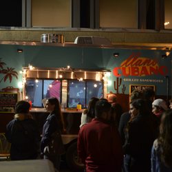 Llano Cubano - First Friday Art Trail success! They were SWAMPED with people and luckily I was able to get a sandwich before they ran outta everything.