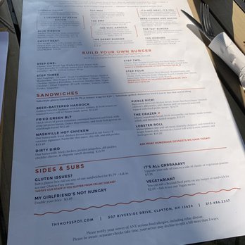 The Hops Spot Clayton - Poutineries Near Me - Clayton, New York