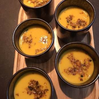 Ze Kitchen Galerie - Amuse-bouche: pumpkin with a hint of curry. - French Near Me - Paris, 75 Ze Kitchen Galerie - Amuse-bouche: pumpkin with a hint of curry. - French Near Me - Paris, 75